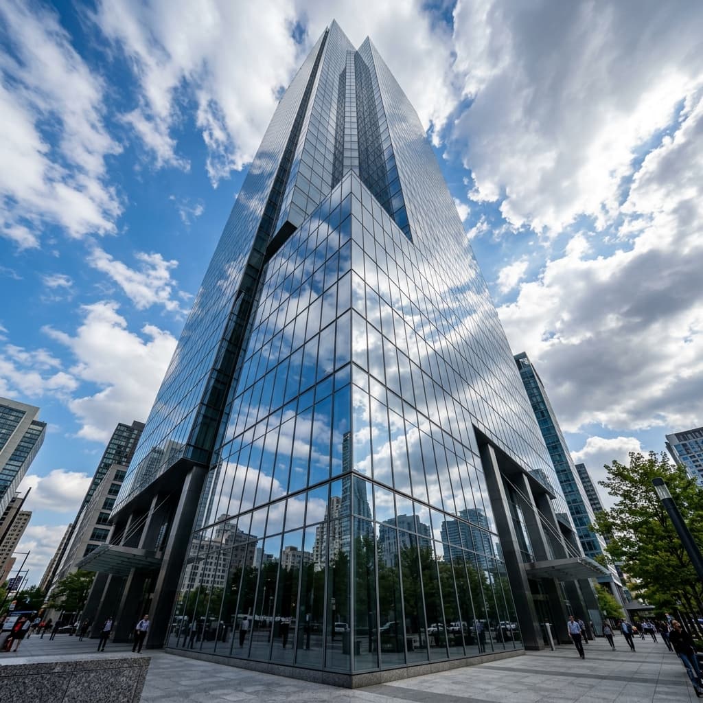Modern corporate skyscraper